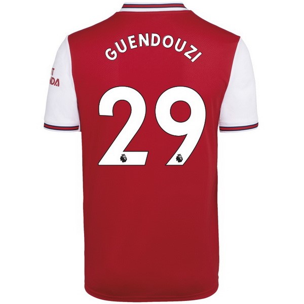 Camiseta Arsenal NO.29 Guendouzi 1ª 2019-2020 Rojo
